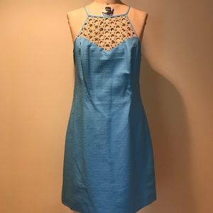 NWT Lilly Pulizter Blue Summer Dress